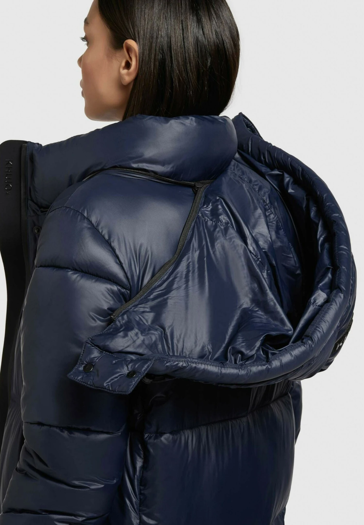 Khujo MELONA SHINY - Płaszcz Zimowy - Dunkelblau 5 Khujo MELONA SHINY - Płaszcz Zimowy - Dunkelblau - obrazek 5