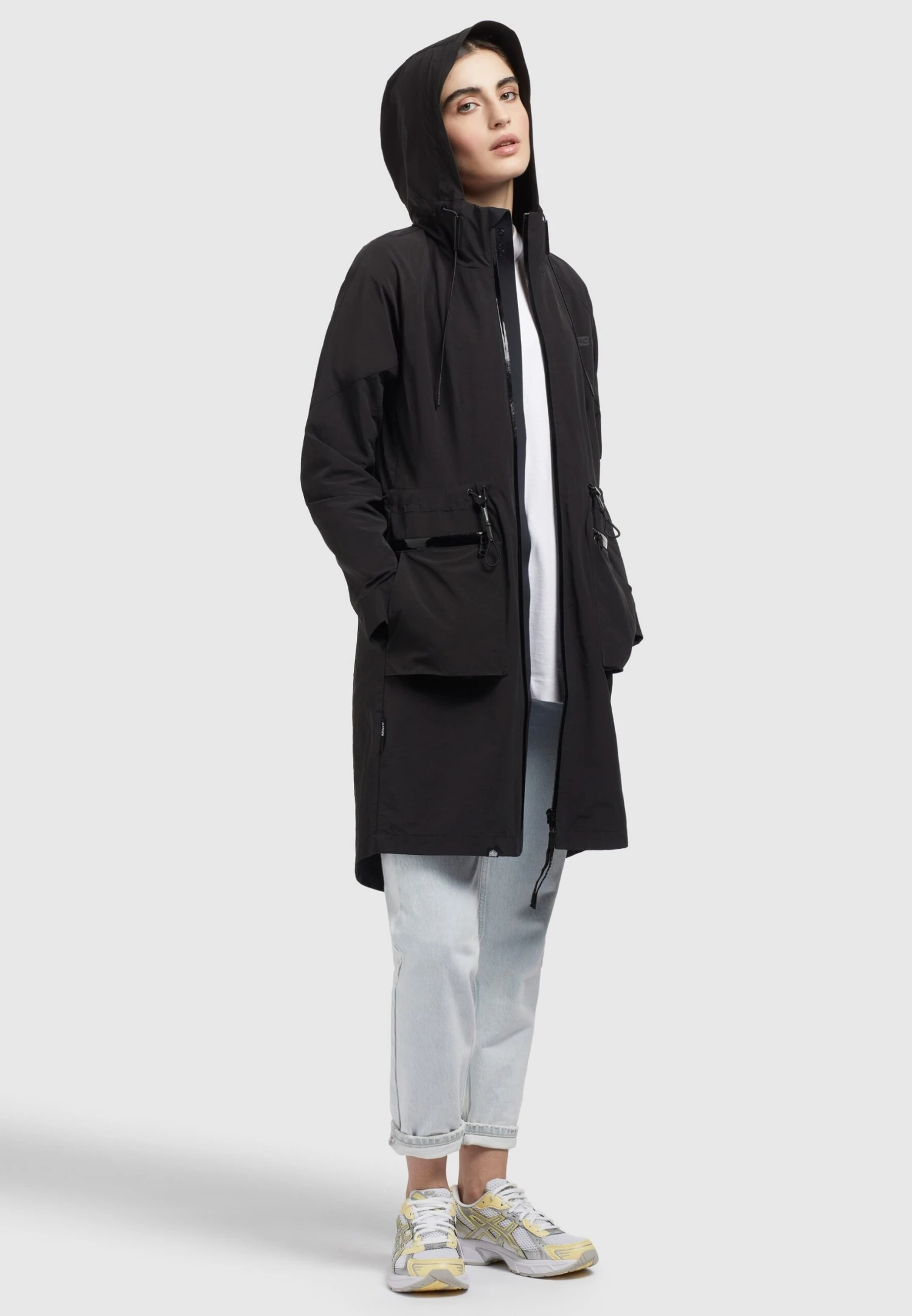 Khujo LEVANE - Kurtka Przeciwdeszczowa - Schwarz 7 Khujo LEVANE - Kurtka Przeciwdeszczowa - Schwarz - obrazek 7