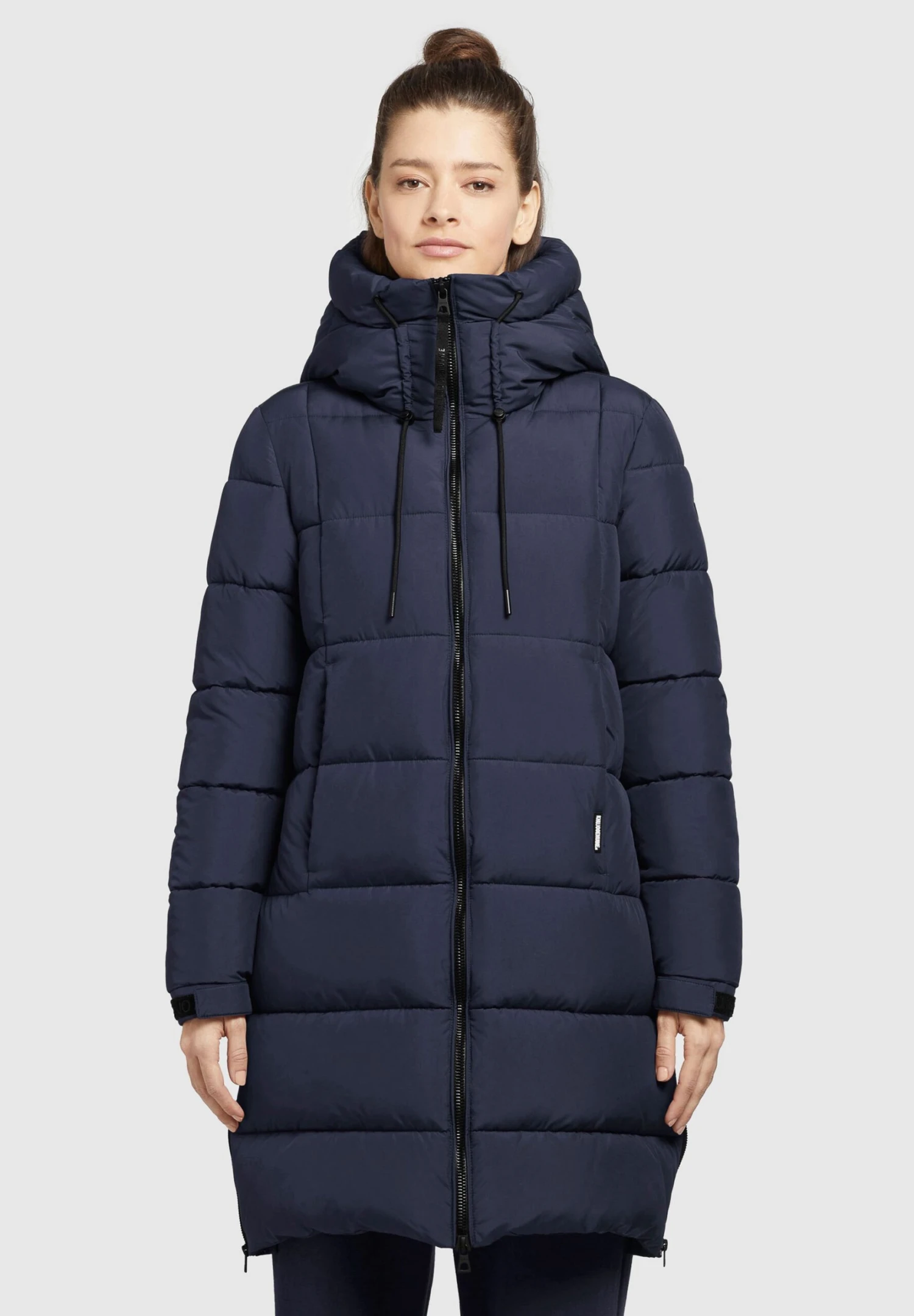 Khujo YOUMA - Płaszcz Zimowy - Schwarzblau 1 Khujo YOUMA - Płaszcz Zimowy - Schwarzblau