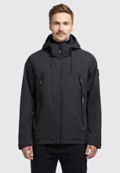 Khujo ADAM - Kurtka Przeciwdeszczowa - Schwarz