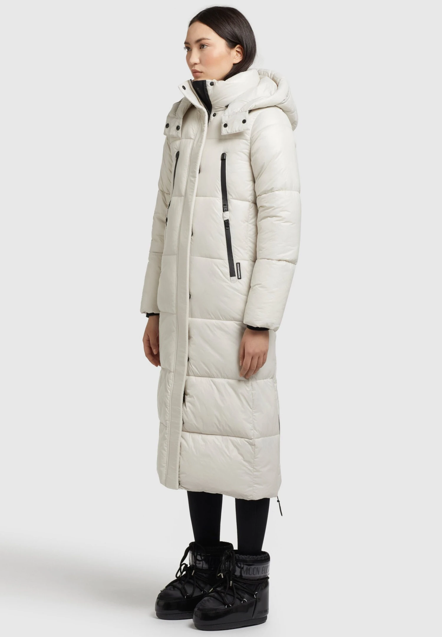 Khujo MELONA SHINY - Płaszcz Zimowy - Perlweiß 2 Khujo MELONA SHINY - Płaszcz Zimowy - Perlweiß - obrazek 2