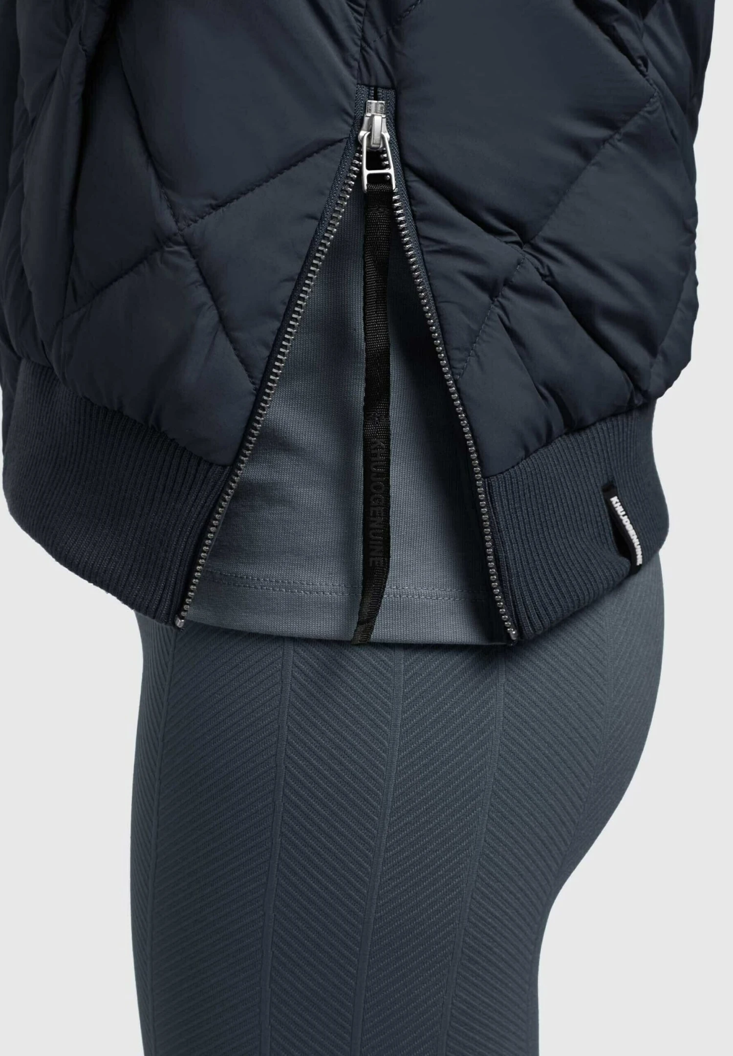 Khujo LEONA - Kurtka Bomber - Dunkelgrau 7 Khujo LEONA - Kurtka Bomber - Dunkelgrau - obrazek 7