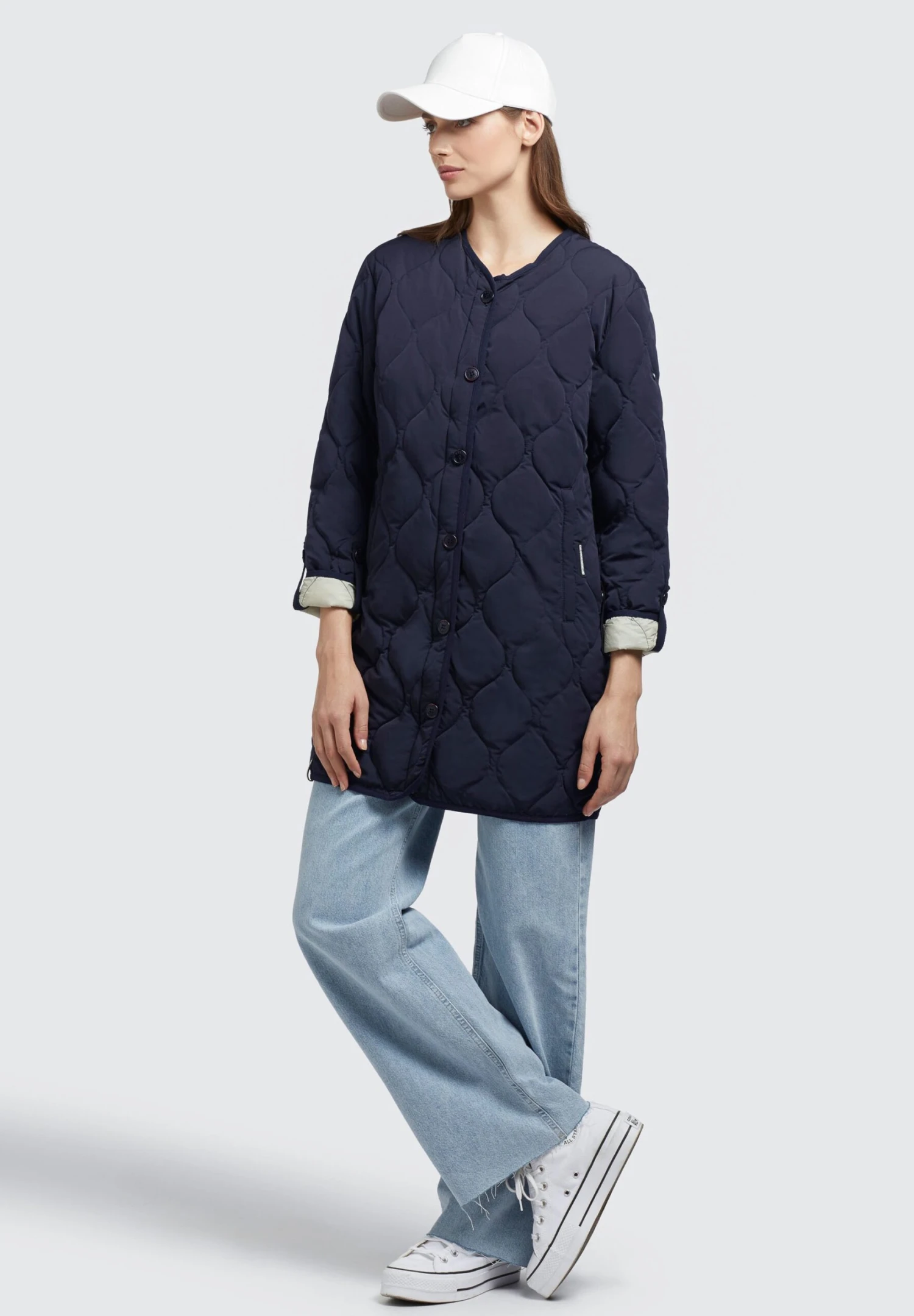 Khujo SIRA - Płaszcz Zimowy - Dunkelblau 7 Khujo SIRA - Płaszcz Zimowy - Dunkelblau - obrazek 7