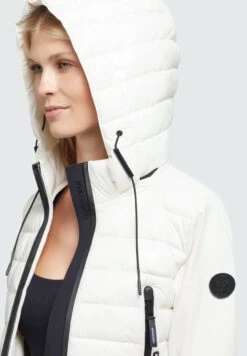 Khujo DALIS SHINY - Kurtka Przejściowa - Cremeweiß -Khujo 73b2e462d0044942b12e4f2ea97ed8a2