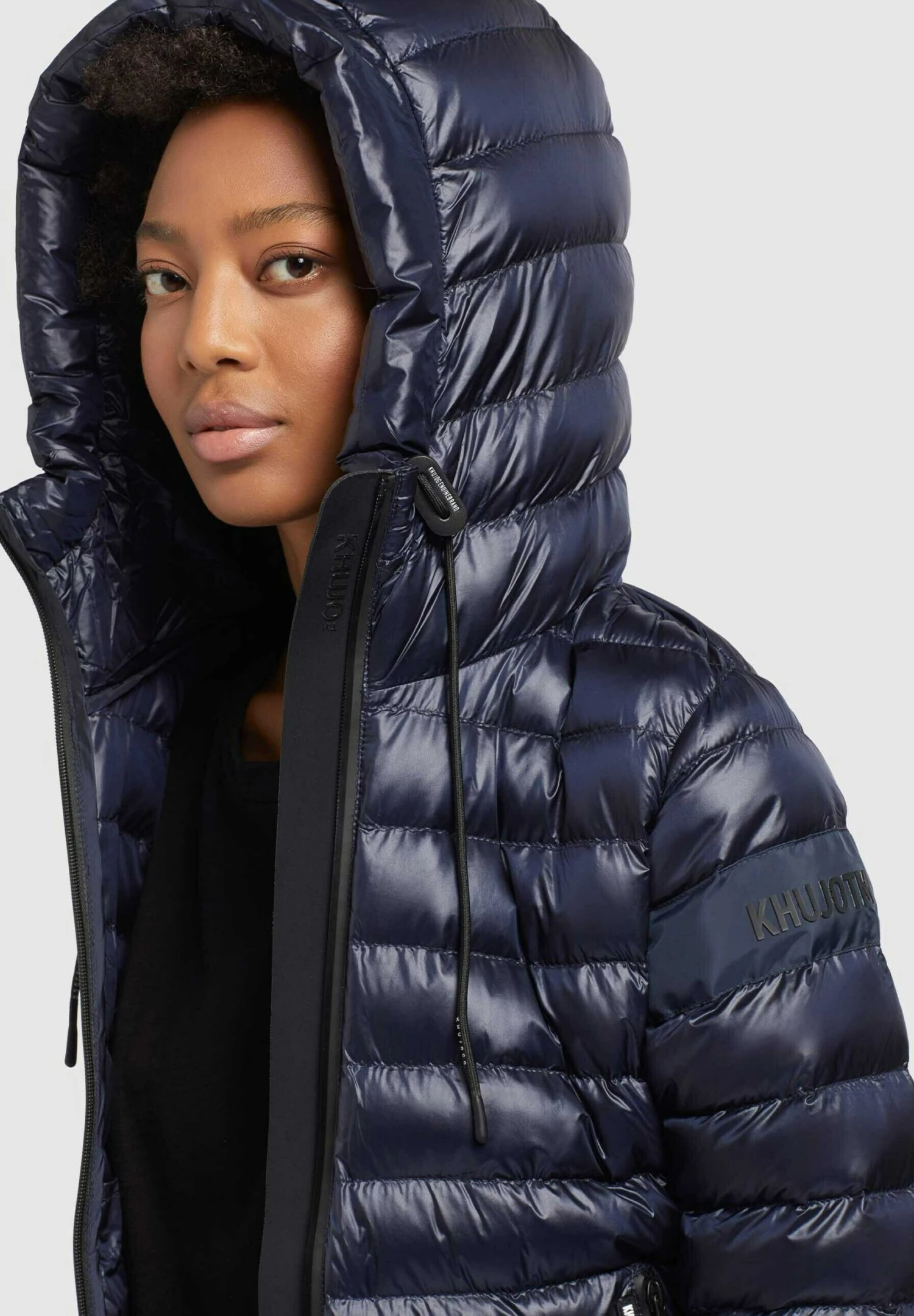 Khujo LOVINA4 SHINY - Kurtka Zimowa - Dunkelblau 6 Khujo LOVINA4 SHINY - Kurtka Zimowa - Dunkelblau - obrazek 6