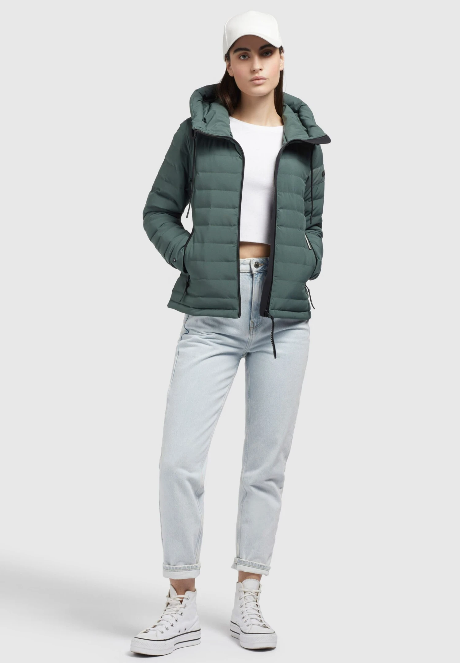 Khujo LOVINA MATT - Kurtka Zimowa - Kupfergrün 5 Khujo LOVINA MATT - Kurtka Zimowa - Kupfergrün - obrazek 5