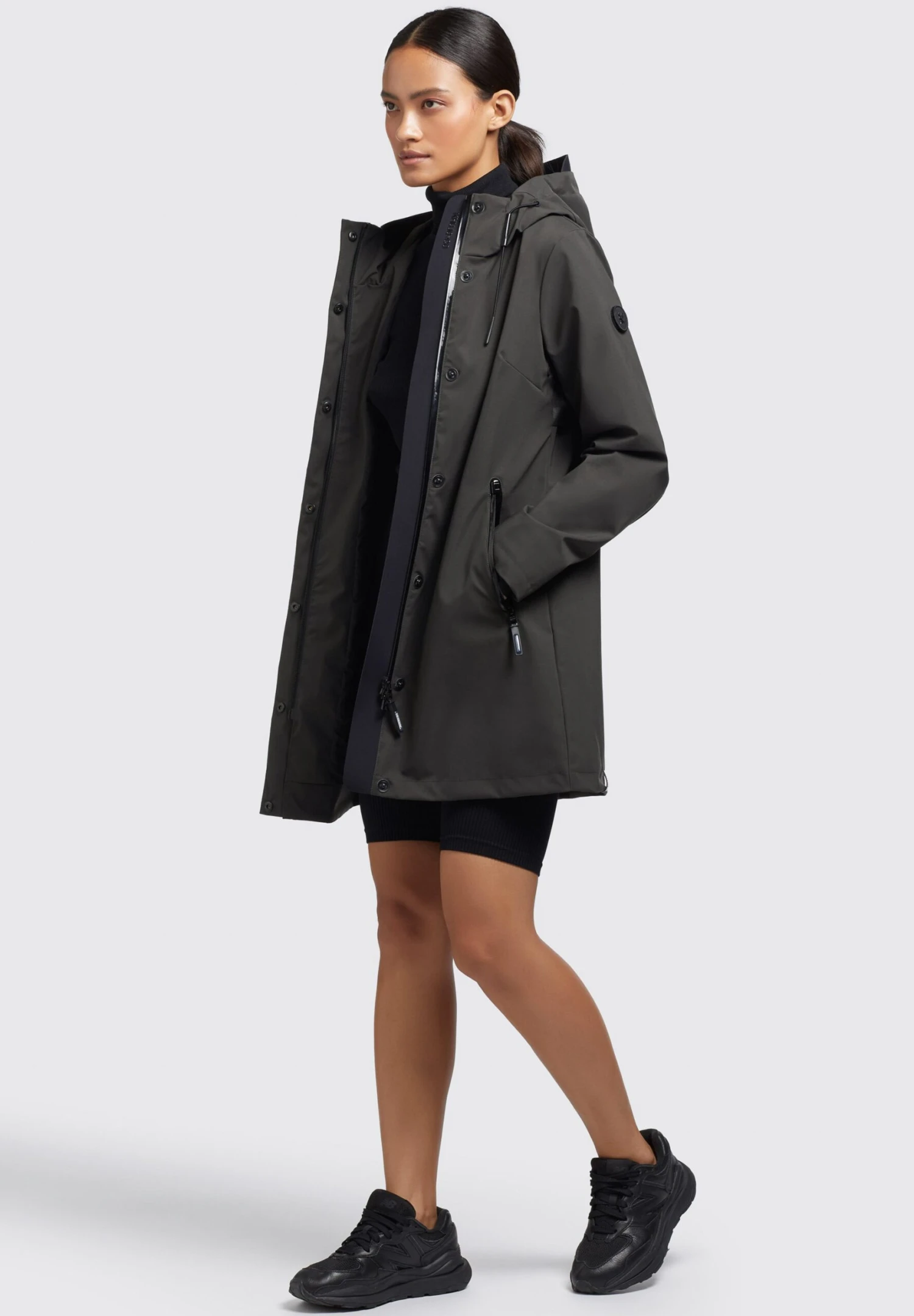 Khujo IZAF - Kurtka Przeciwdeszczowa - Braun 4 Khujo IZAF - Kurtka Przeciwdeszczowa - Braun - obrazek 4