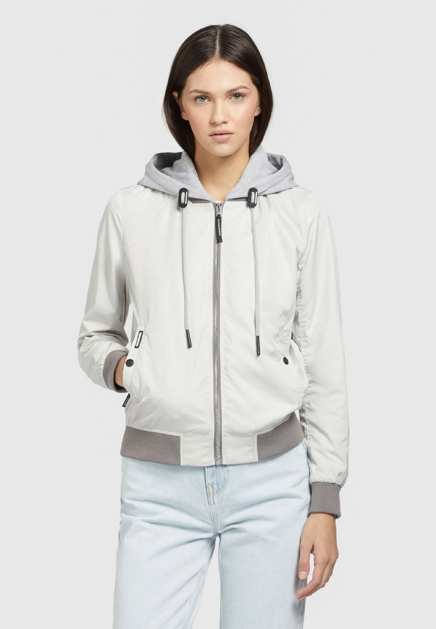 Khujo PERSEE - Kurtka Wiosenna - Hellgrau 1 Khujo PERSEE - Kurtka Wiosenna - Hellgrau