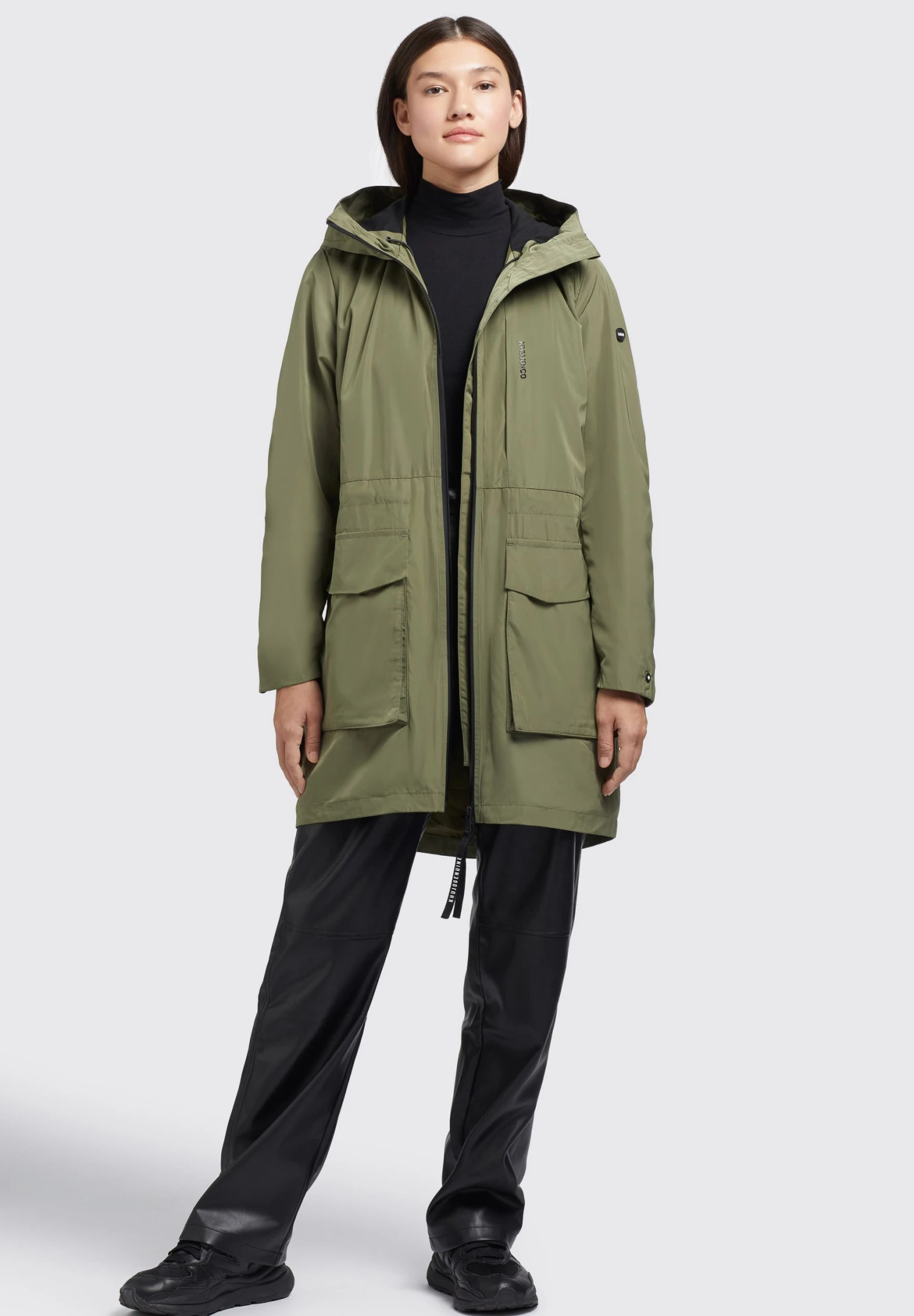 Khujo Mantel GING - Krótki Płaszcz - Olivgrün 2 Khujo Mantel GING - Krótki Płaszcz - Olivgrün - obrazek 2