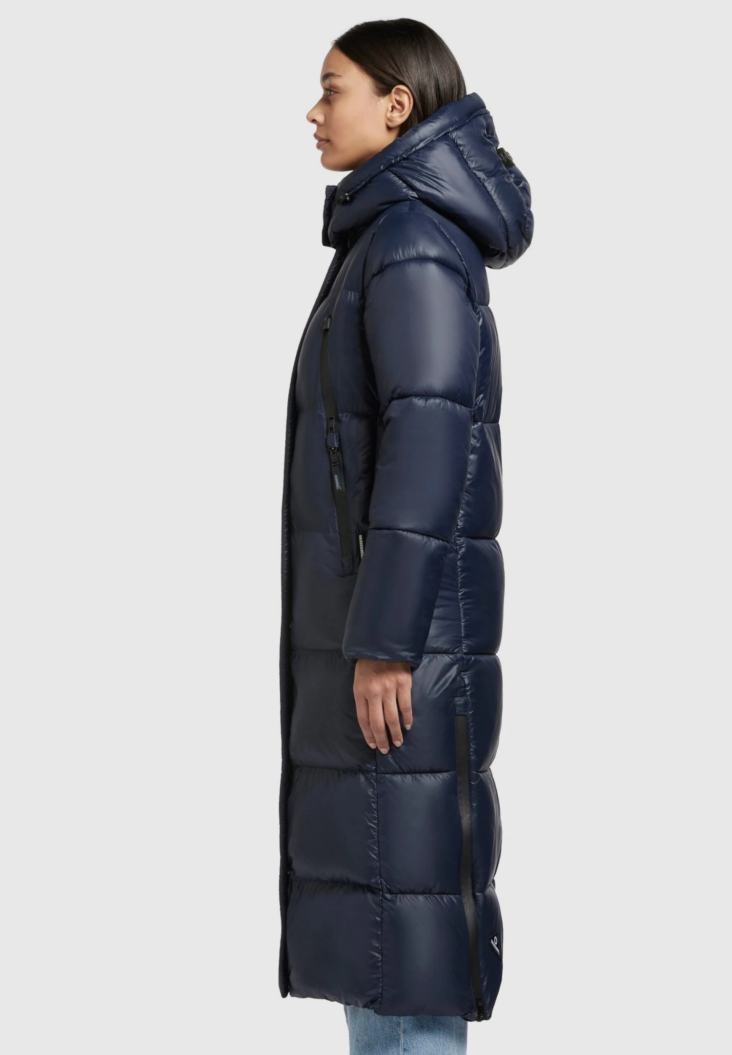 Khujo MELONA SHINY - Płaszcz Zimowy - Dunkelblau 6 Khujo MELONA SHINY - Płaszcz Zimowy - Dunkelblau - obrazek 6