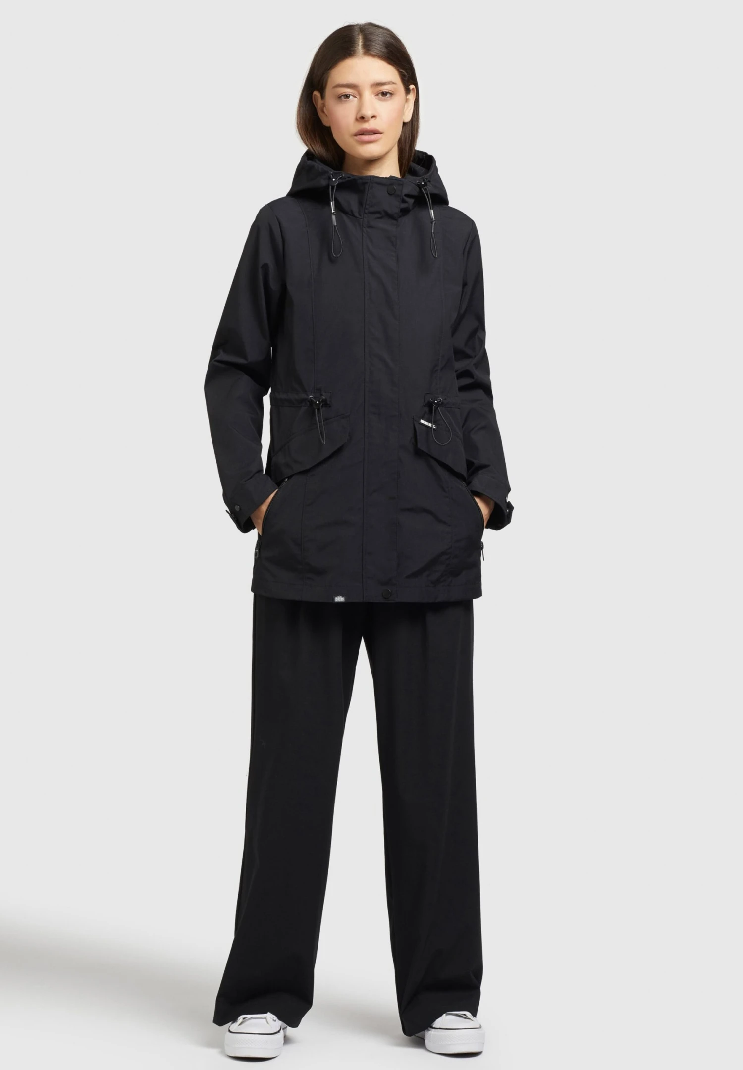 Khujo FELINA - Kurtka Przeciwdeszczowa - Schwarz 2 Khujo FELINA - Kurtka Przeciwdeszczowa - Schwarz - obrazek 2