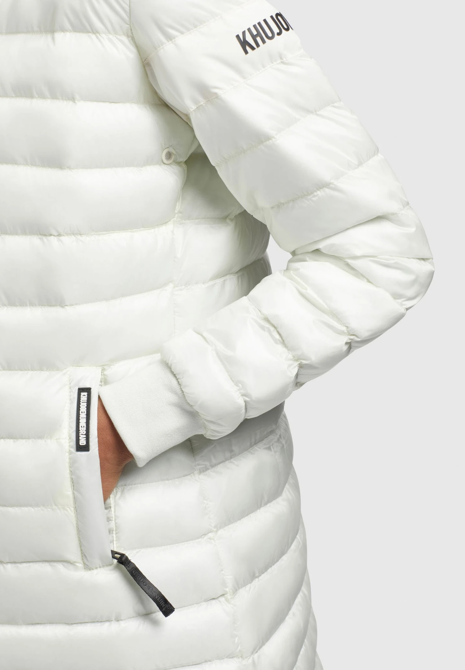 Khujo GRETA SHINY - Płaszcz Zimowy - Cremeweiß 5 Khujo GRETA SHINY - Płaszcz Zimowy - Cremeweiß - obrazek 5