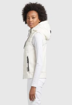 Khujo FABIA SHINY - Kamizelka - Weiß 12 Khujo FABIA SHINY - Kamizelka - Weiß -Khujo 83f7206c9eea43968e16a2f4cde48cbb