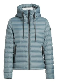 Khujo LOVINA2 SHINE - Kurtka Zimowa - Blaugrau -Khujo 84945f19ba764900bc862d45a9952d54