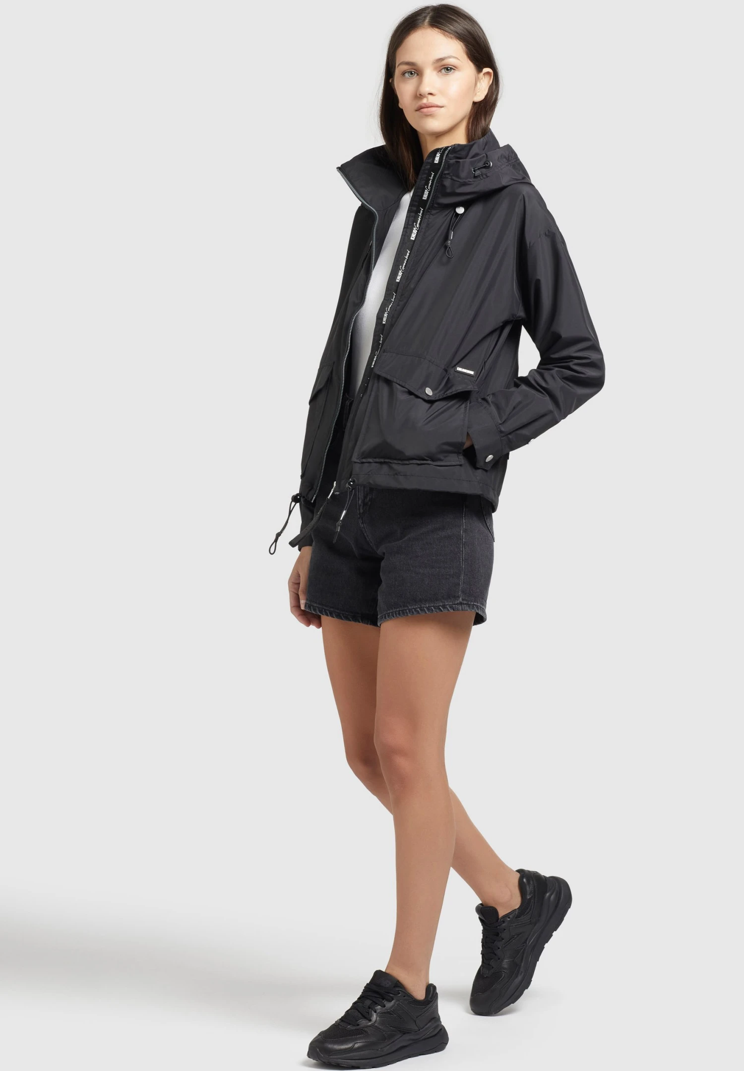 Khujo BLAIR - Kurtka Przejściowa - Schwarz 2 Khujo BLAIR - Kurtka Przejściowa - Schwarz - obrazek 2