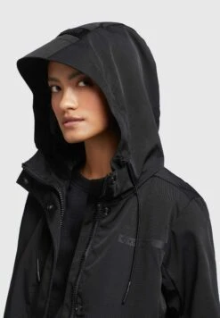 Khujo JOMANA - Parka - Schwarz -Khujo 88516fb2bbbe4a53984af49debfa84fc