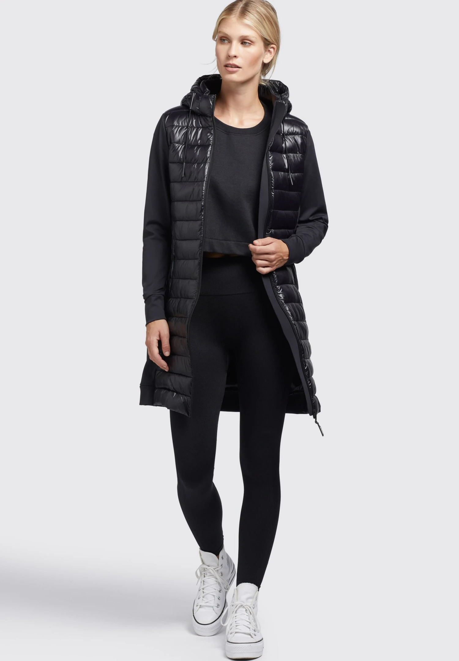 Khujo RUTH SHINY - Płaszcz Zimowy - Schwarz 2 Khujo RUTH SHINY - Płaszcz Zimowy - Schwarz - obrazek 2