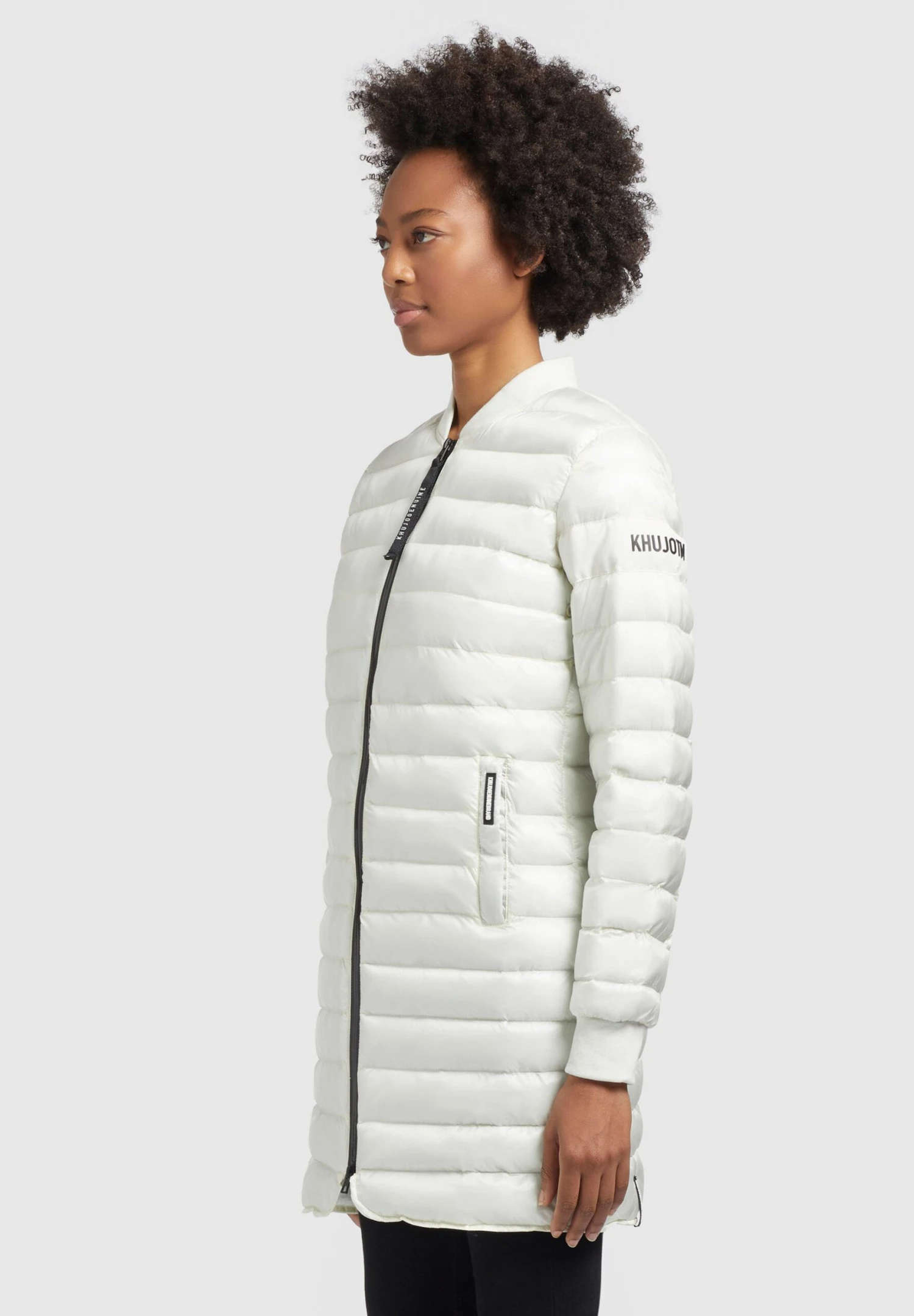 Khujo GRETA SHINY - Płaszcz Zimowy - Cremeweiß 4 Khujo GRETA SHINY - Płaszcz Zimowy - Cremeweiß - obrazek 4