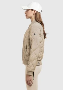 Khujo LEONA - Kurtka Bomber - Beige -Khujo 8b05536c77a4479282fd09d2545cb0c9