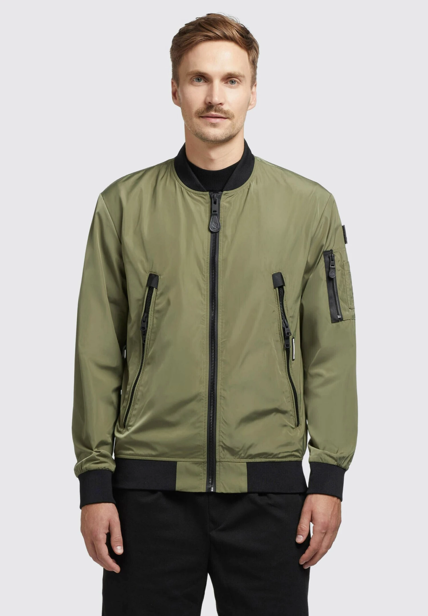 Khujo ASTILE2 - Kurtka Bomber - Olivgrün 1 Khujo ASTILE2 - Kurtka Bomber - Olivgrün