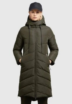 Khujo HUBA - Płaszcz Zimowy - Dunkelgrün