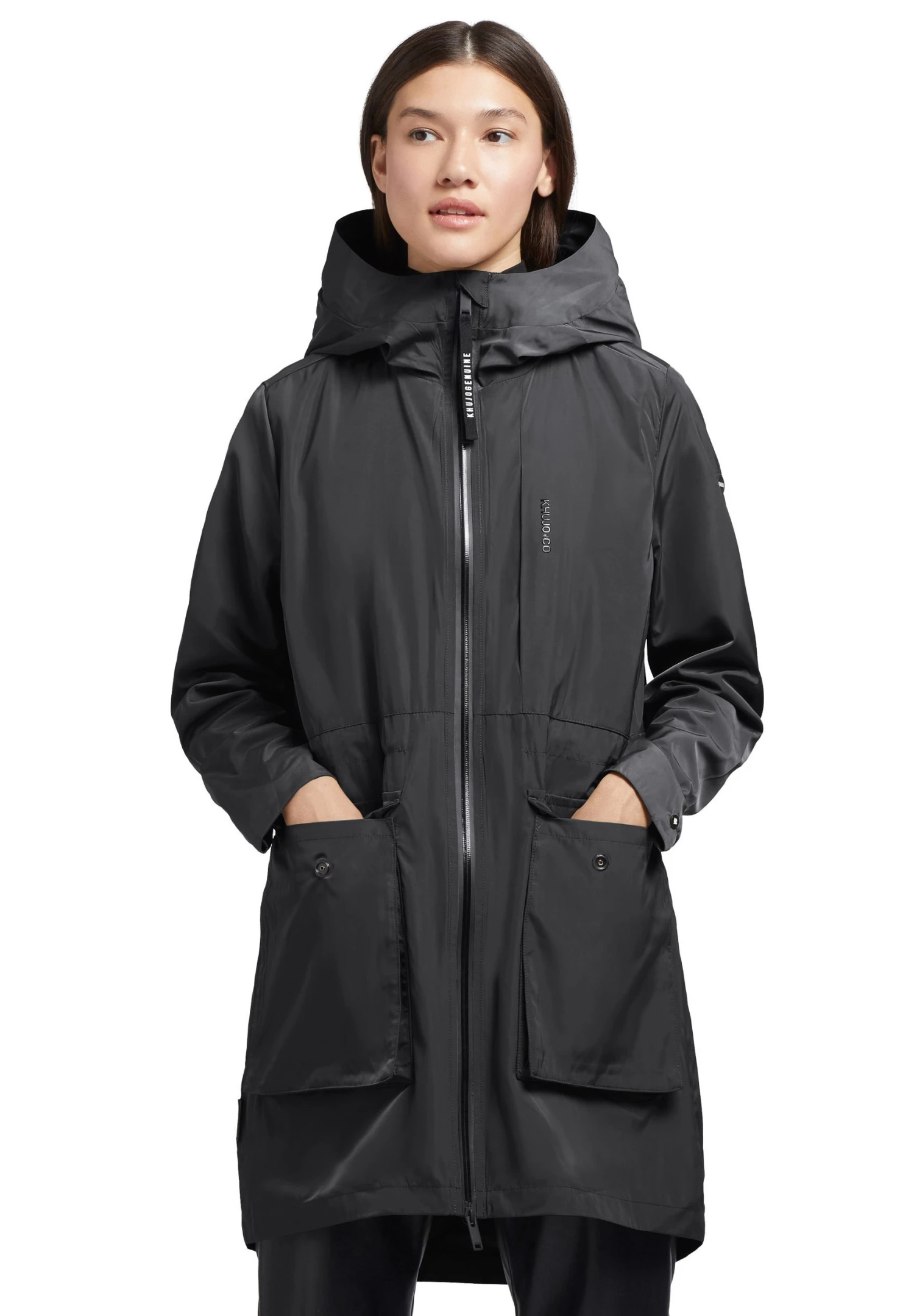 Khujo Mantel GING - Krótki Płaszcz - Schwarz 8 Khujo Mantel GING - Krótki Płaszcz - Schwarz - obrazek 8