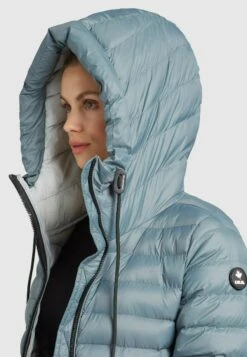 Khujo LOVINA2 SHINE - Kurtka Zimowa - Blaugrau -Khujo 94f422d27cce4bd480ba5d5943648b4c