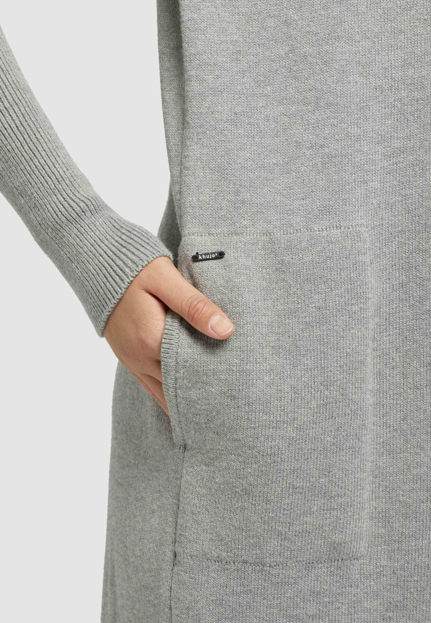 Khujo ELINA - Krótki Płaszcz - Grau Meliert 4 Khujo ELINA - Krótki Płaszcz - Grau Meliert - obrazek 4