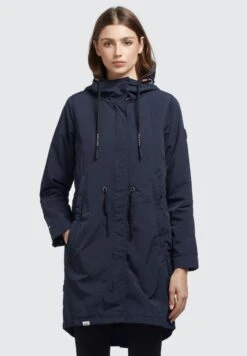 Khujo ADDA - Krótki Płaszcz - Dunkelblau