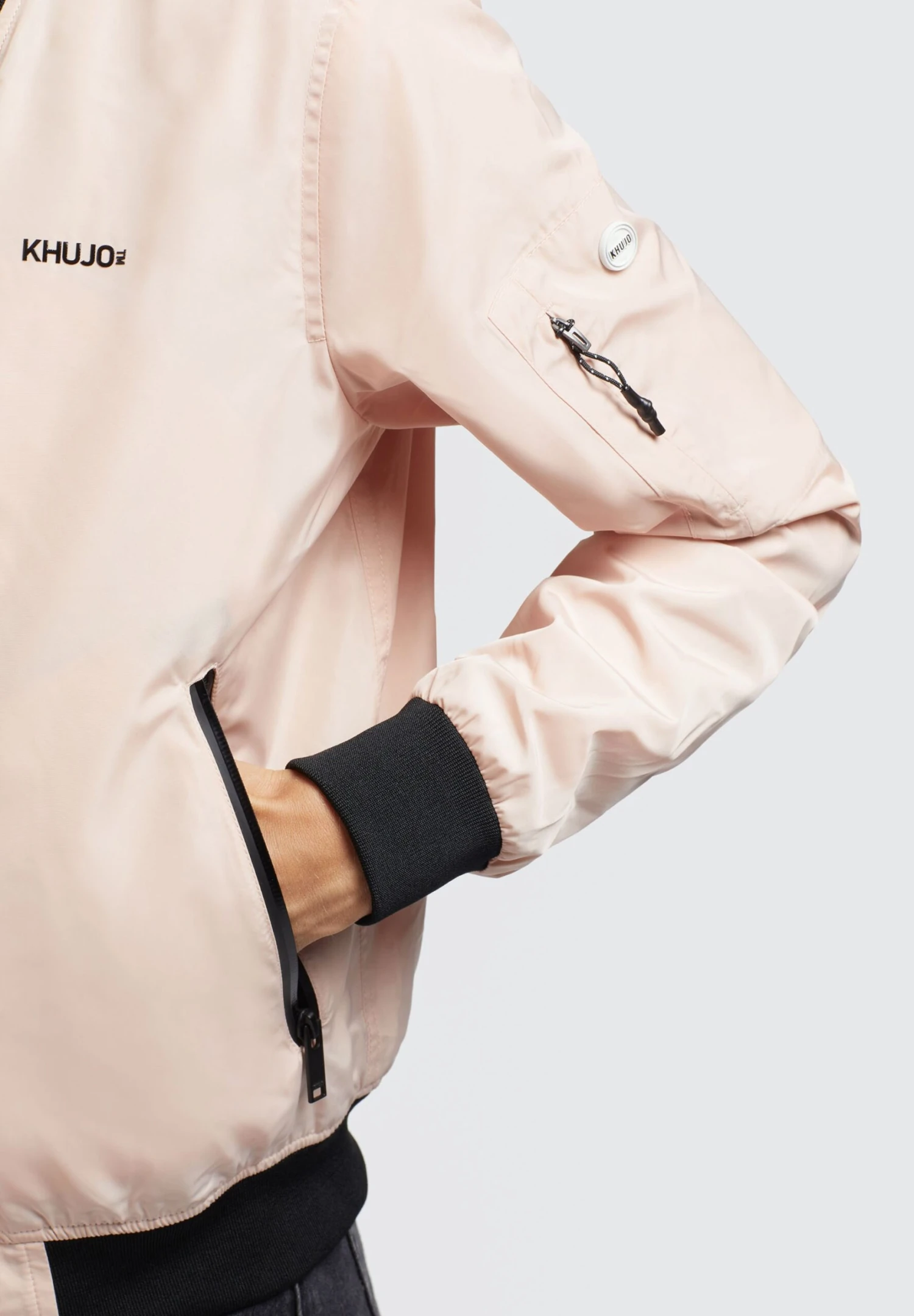 Khujo STENCE2 - Kurtka Bomber - Apricot 6 Khujo STENCE2 - Kurtka Bomber - Apricot - obrazek 6