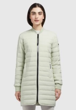 Khujo GRETA MATT - Płaszcz Zimowy - Blassgrün