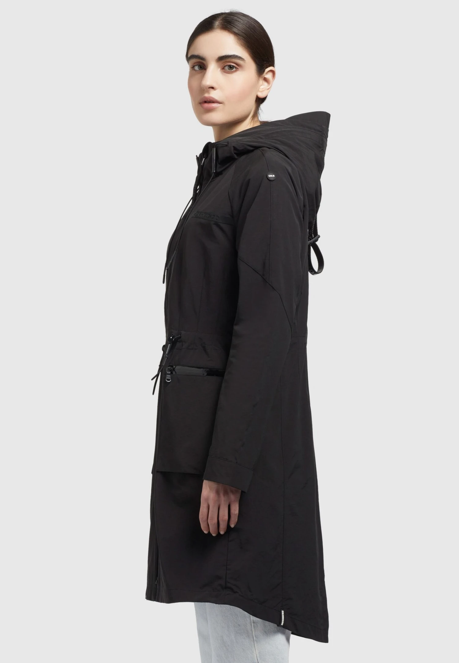 Khujo LEVANE - Kurtka Przeciwdeszczowa - Schwarz 4 Khujo LEVANE - Kurtka Przeciwdeszczowa - Schwarz - obrazek 4