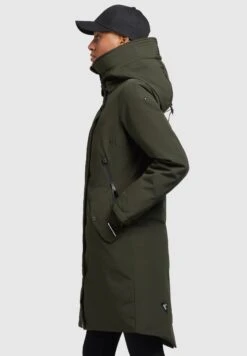 Khujo CHARLYN - Płaszcz Zimowy - Dunkelgrün -Khujo 9adaf9e6f7904f4097977ad4ec55da5f