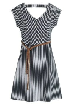 Khujo LEIFA - Sukienka Letnia - Dunkelblau-weiß Gestreift -Khujo 9d068a2c6e13419593aa845c5c1b1c09