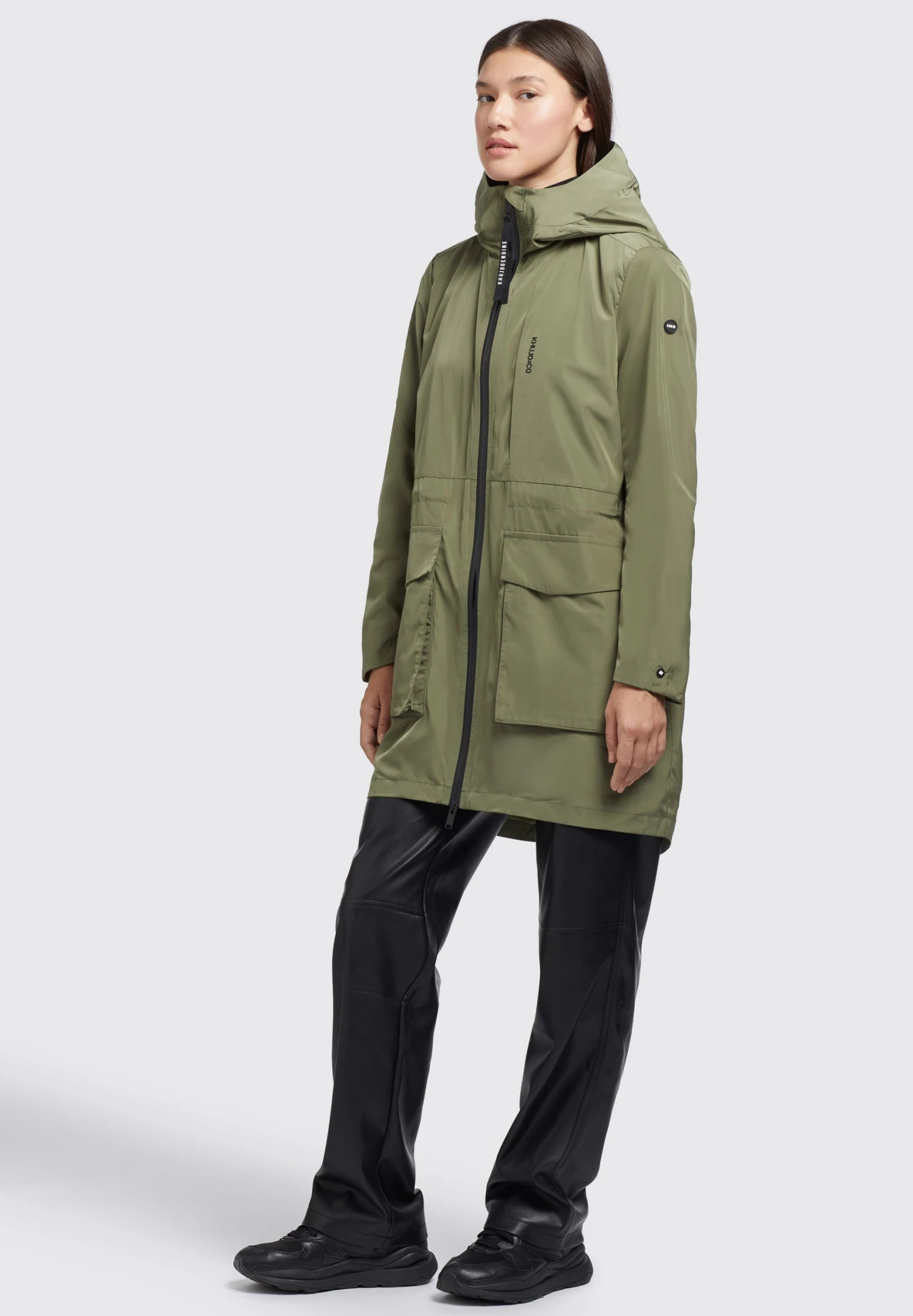 Khujo Mantel GING - Krótki Płaszcz - Olivgrün 7 Khujo Mantel GING - Krótki Płaszcz - Olivgrün - obrazek 7