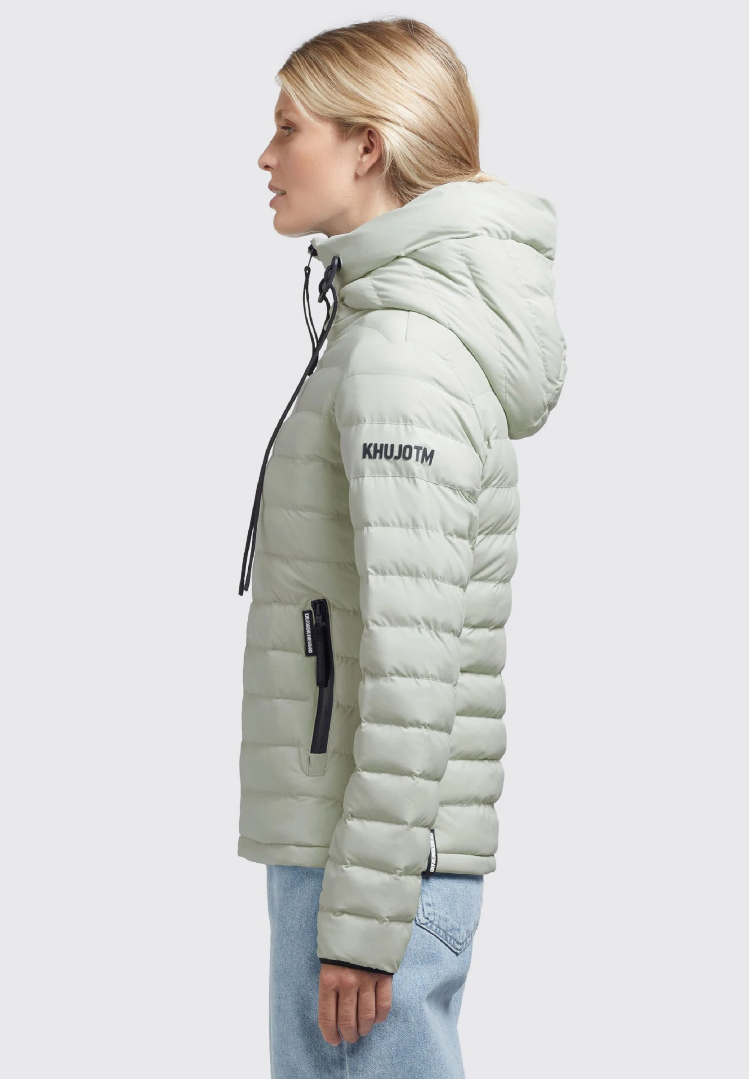 Khujo LOVINA MATT - Kurtka Zimowa - Blassgrün 5 Khujo LOVINA MATT - Kurtka Zimowa - Blassgrün - obrazek 5