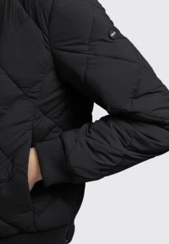 Khujo LEONA - Kurtka Bomber - Schwarz -Khujo a13d05989a3a456381cb880b3b70d13e