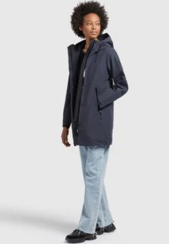 Khujo IZAF - Kurtka Przeciwdeszczowa - Dunkelblau -Khujo a443497246dd4dde8dafbf6fb4945320