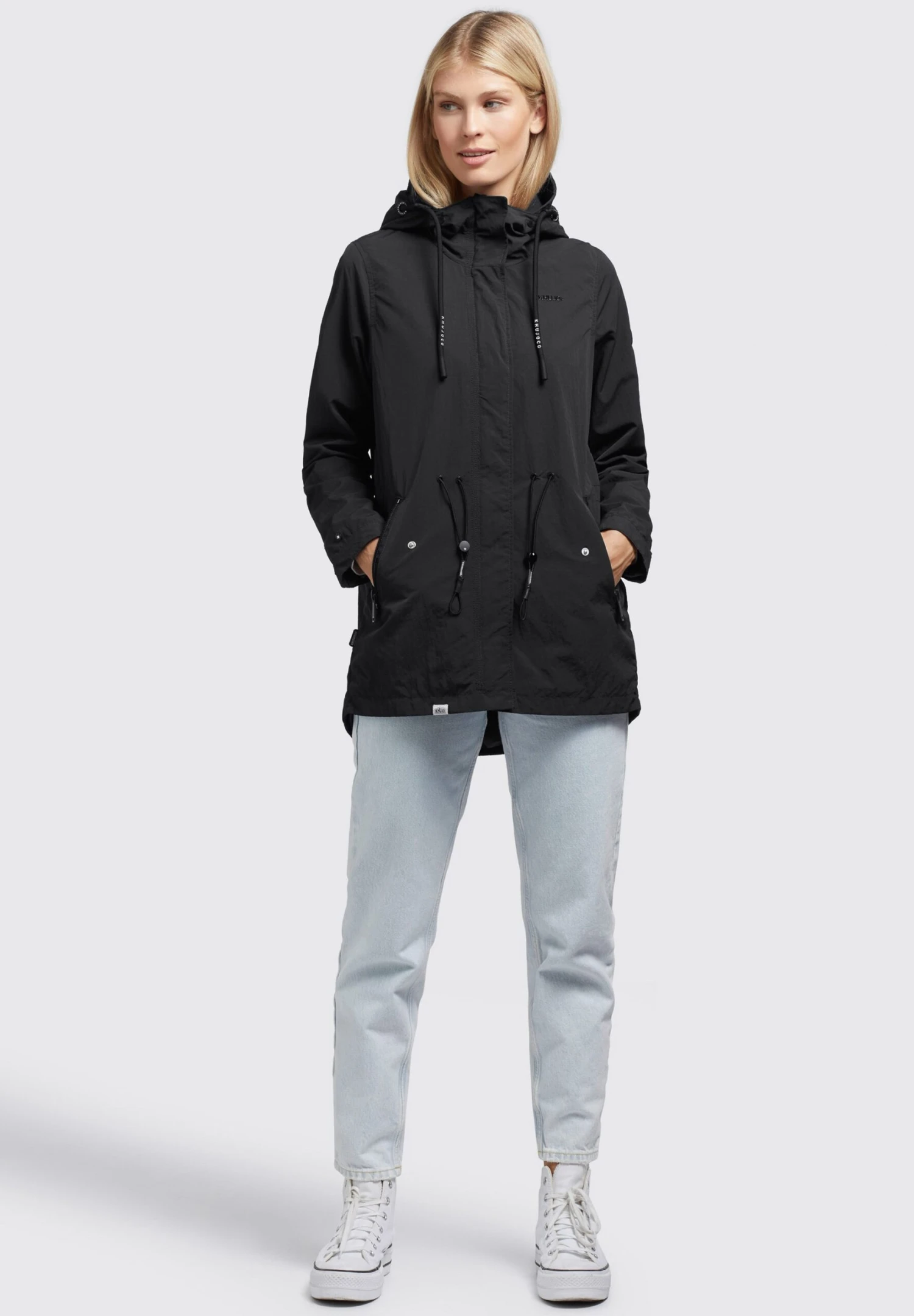 Khujo CAIMA2 - Parka - Schwarz 2 Khujo CAIMA2 - Parka - Schwarz - obrazek 2