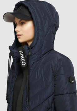 Khujo MUGG - Płaszcz Zimowy - Dunkelblau -Khujo a9a30313c5394555a5944d11c45407ee