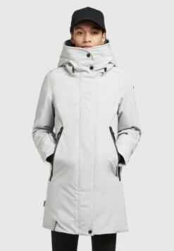 Khujo VIONA3 - Płaszcz Zimowy - Hellgrau