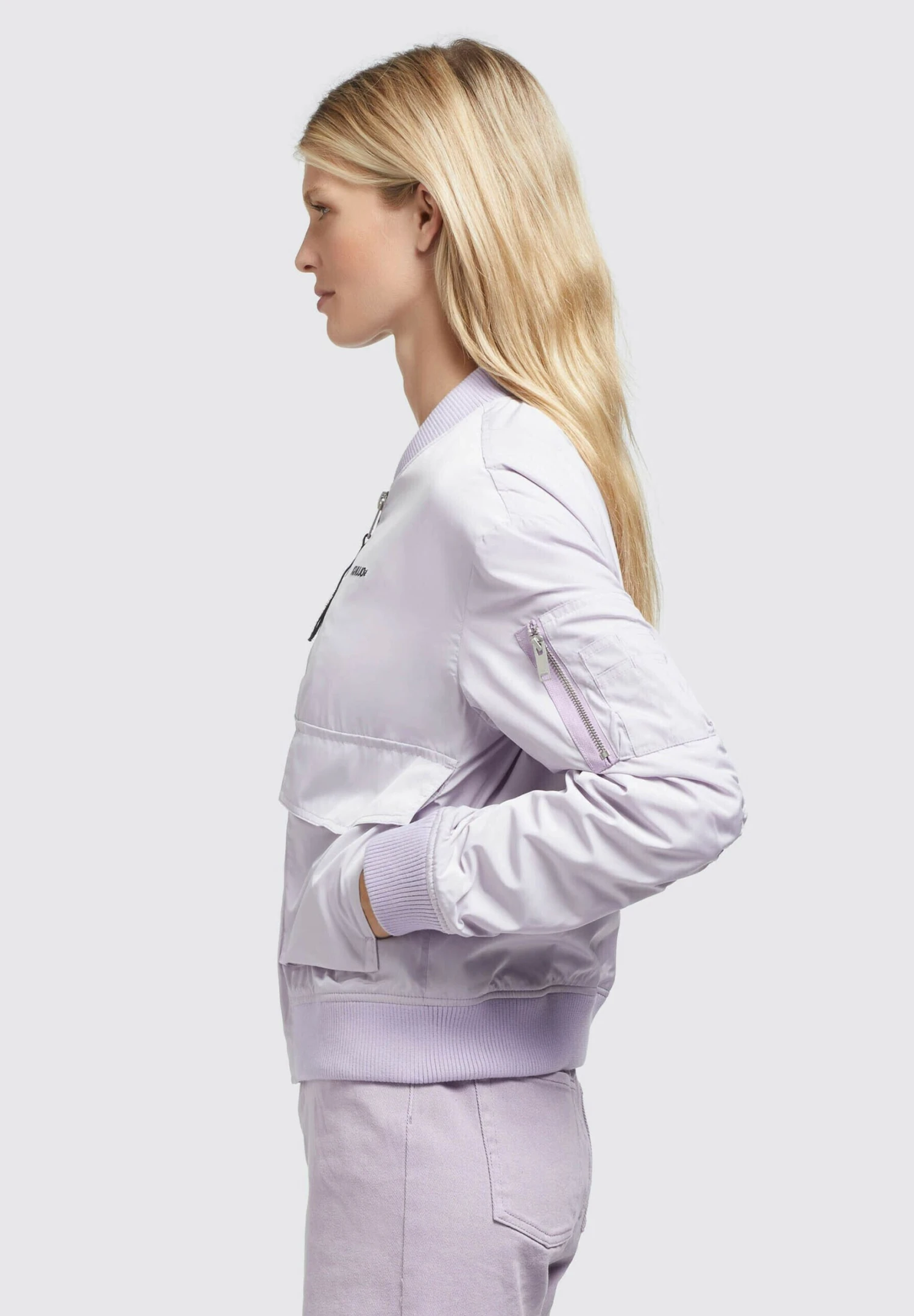 Khujo NOVA - Kurtka Bomber - Flieder Hell 5 Khujo NOVA - Kurtka Bomber - Flieder Hell - obrazek 5