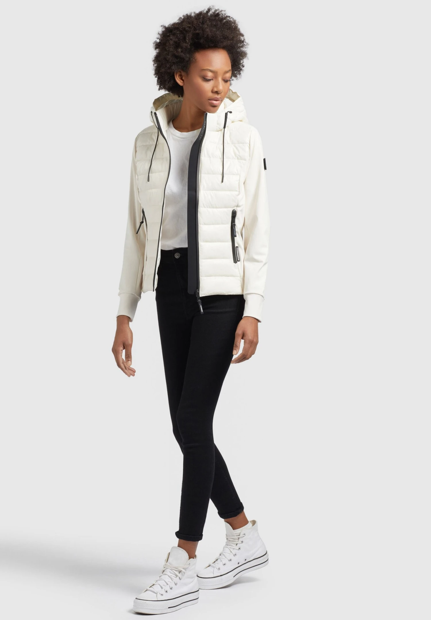 Khujo GHITA SHINY - Kurtka Zimowa - Cremeweiß 7 Khujo GHITA SHINY - Kurtka Zimowa - Cremeweiß - obrazek 7