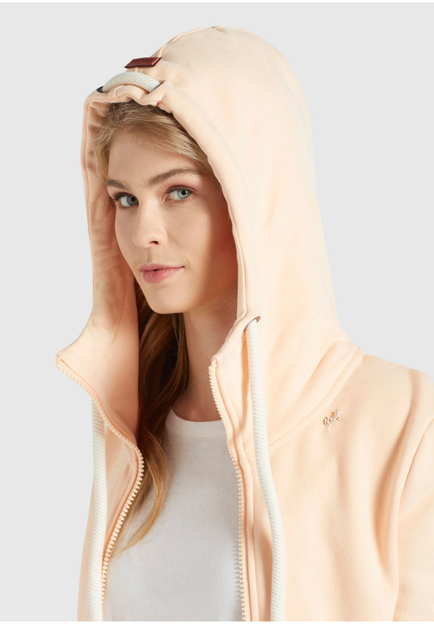 Khujo WANARI - Bluza Rozpinana - Apricot 6 Khujo WANARI - Bluza Rozpinana - Apricot - obrazek 6