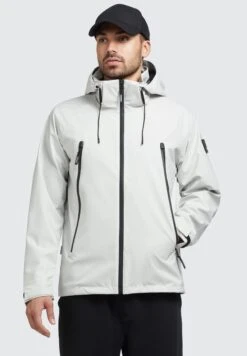 Khujo ADAM - Kurtka Przeciwdeszczowa - Hellgrau