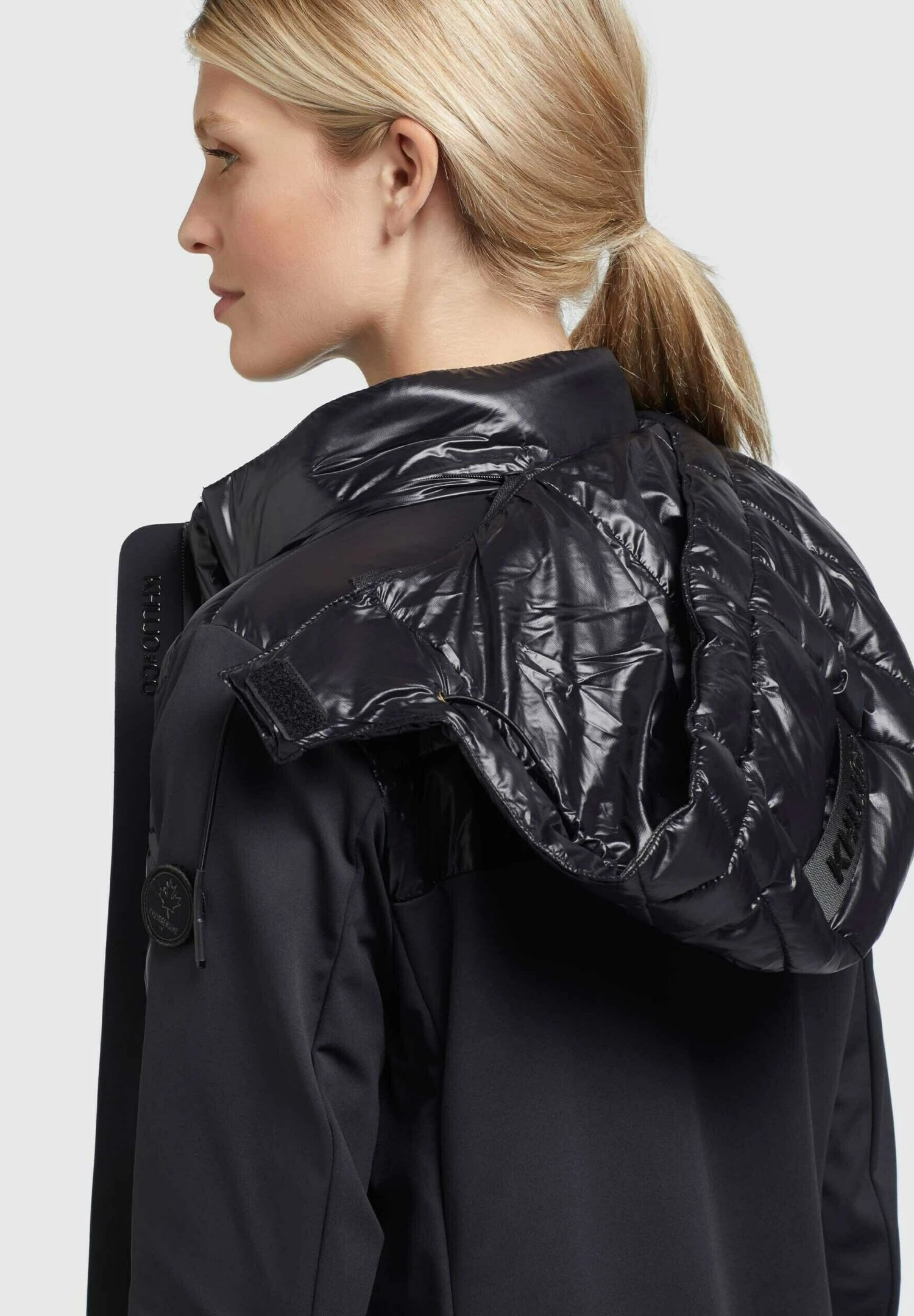 Khujo RUTH SHINY - Płaszcz Zimowy - Schwarz 5 Khujo RUTH SHINY - Płaszcz Zimowy - Schwarz - obrazek 5