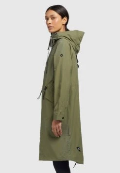 Khujo MARNIA - Kurtka Przeciwdeszczowa - Olivgrün -Khujo b222e9ab5ed5407fb4c1dbabbce6ece1