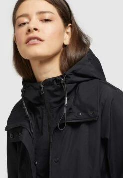 Khujo FELINA - Kurtka Przeciwdeszczowa - Schwarz 15 Khujo FELINA - Kurtka Przeciwdeszczowa - Schwarz -Khujo b2b4387c4f514b72b5c9e9ca7695741e