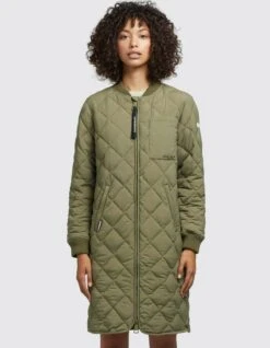 Khujo MARY - Płaszcz Zimowy - Olivgrün