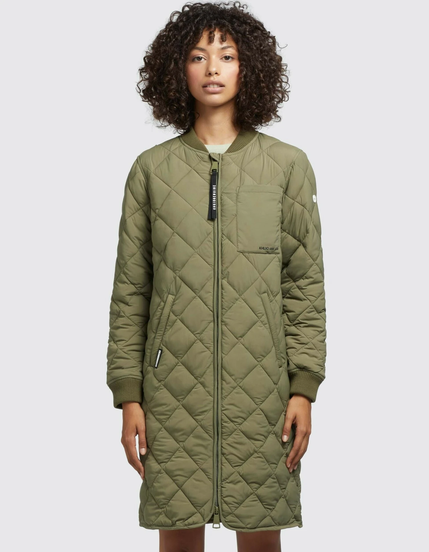 Khujo MARY - Płaszcz Zimowy - Olivgrün 1 Khujo MARY - Płaszcz Zimowy - Olivgrün